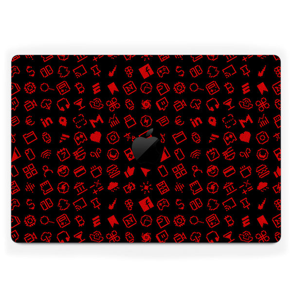 MacBook Pro 16" (2024 M4) Everything Series Black Red Skin