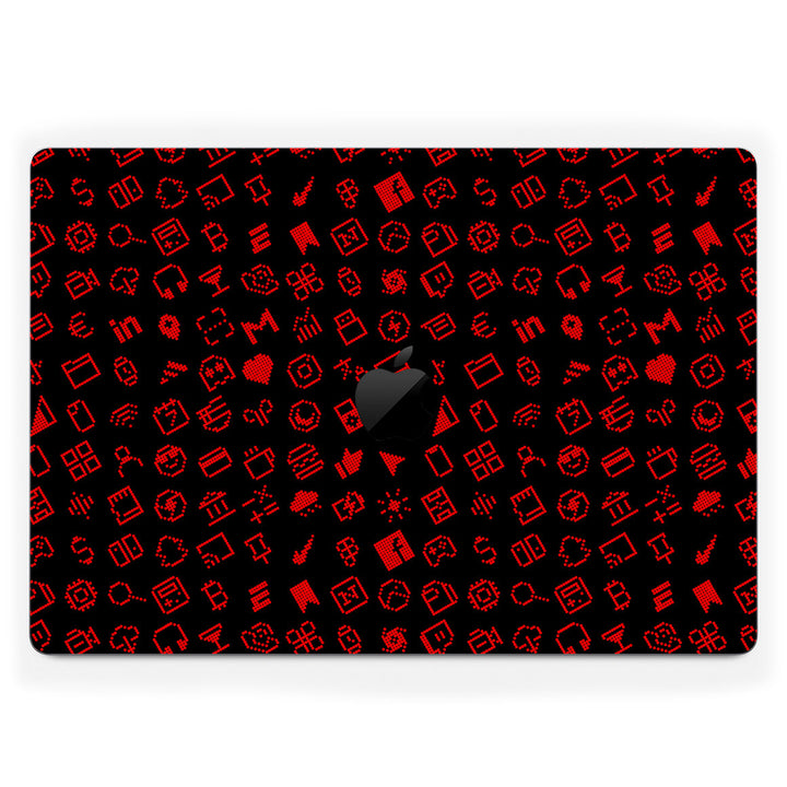 MacBook Pro 16" (2024 M4) Everything Series Black Red Skin