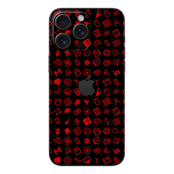 iPhone 16 Pro Max Everything Series Black Red