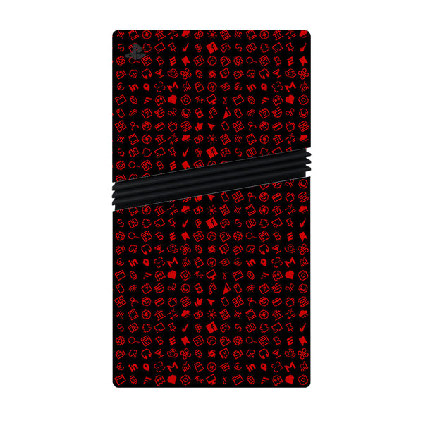 Playstation 5 Pro Everything Series Black Red Skin