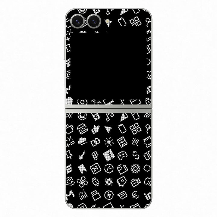 Galaxy Z Flip 6 Everything Series Black Skin