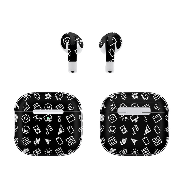 AirPods 4 Everything Series Black Skin