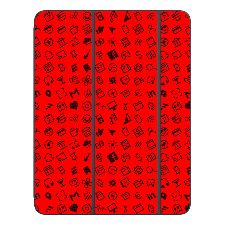 Smart Folio for iPad Pro 13-inch (M4) Everything Series Red Skin