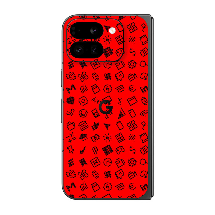 Pixel 9 Pro Fold Everything Series Red Skin