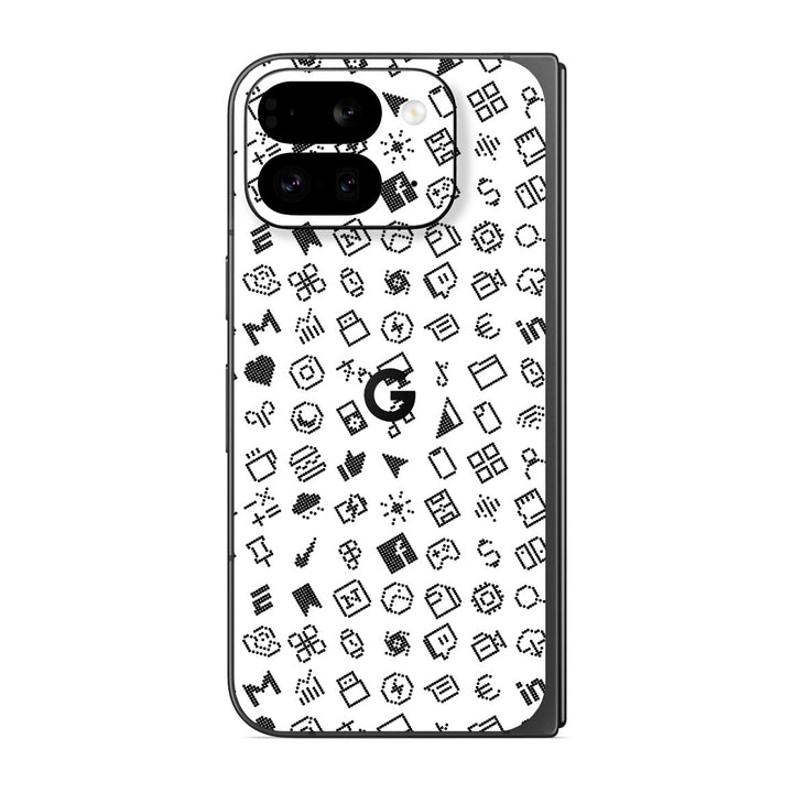 Pixel 9 Pro Fold Everything Series White Skin