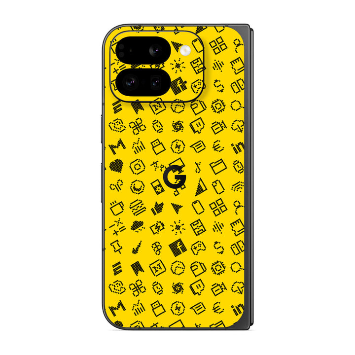 Pixel 9 Pro Fold Everything Series Yellow Skin