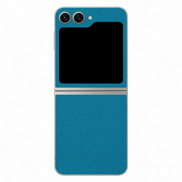 Galaxy Z Flip 6 Glitz Series Blue Skin