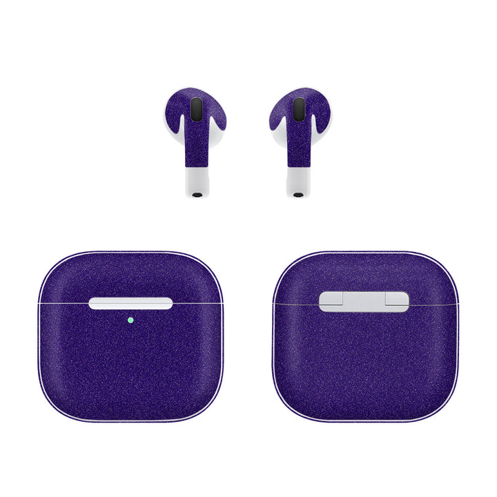 AirPods 4 Glitz Series Purple Skin