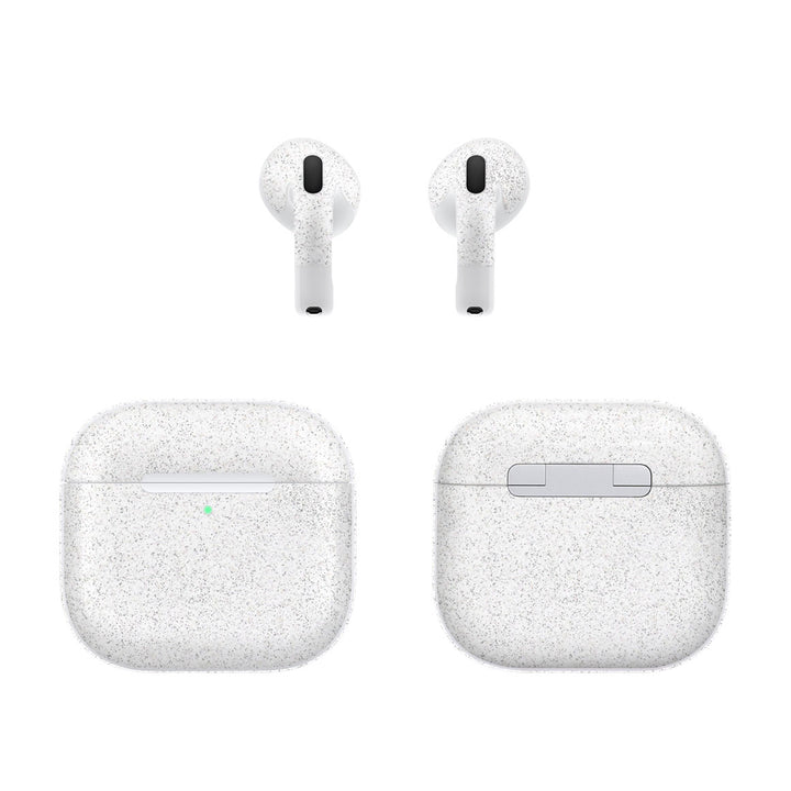 AirPods 4 Glitz Series White Skin