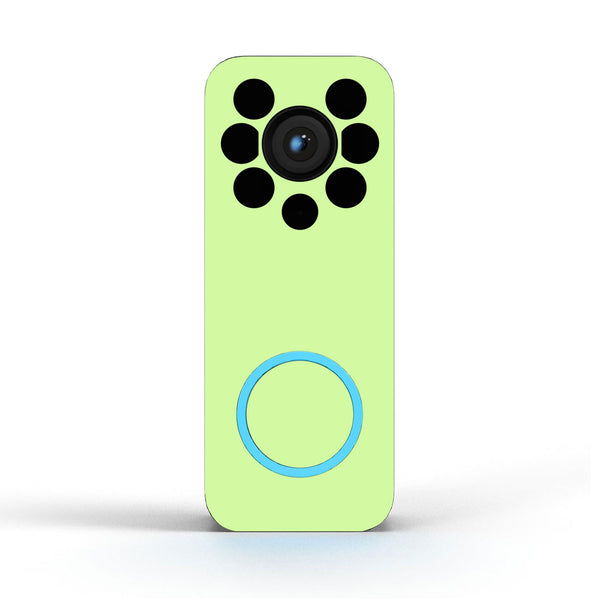 Wyze Video Doorbell v2 Glow Series GreenGlow Skin