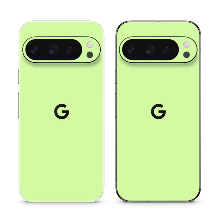 Pixel 9 Pro Glow Series GreenGlow Skin