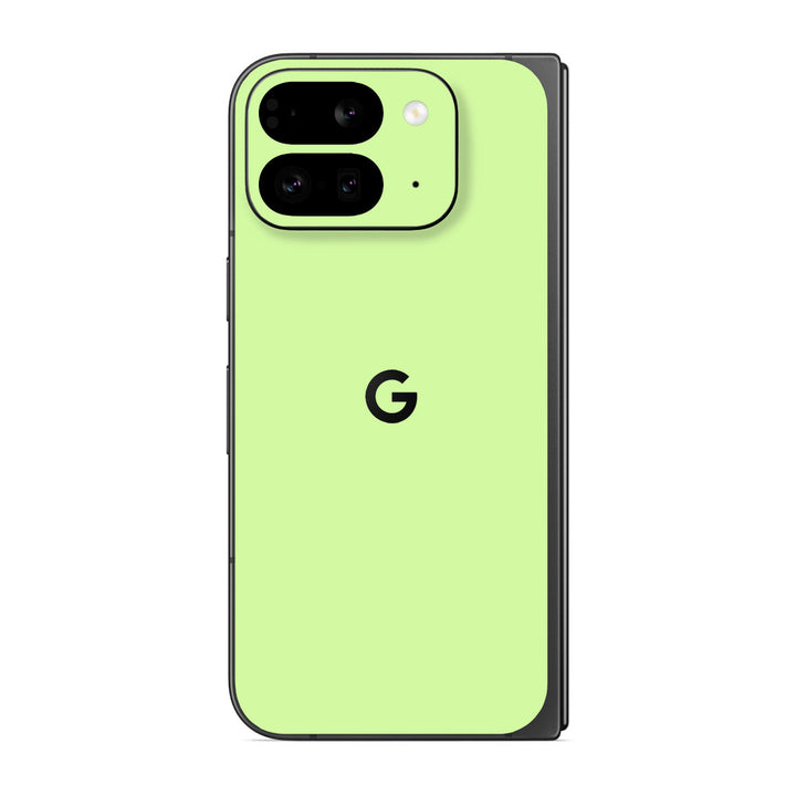 Pixel 9 Pro Fold Glow Series GreenGlow Skin