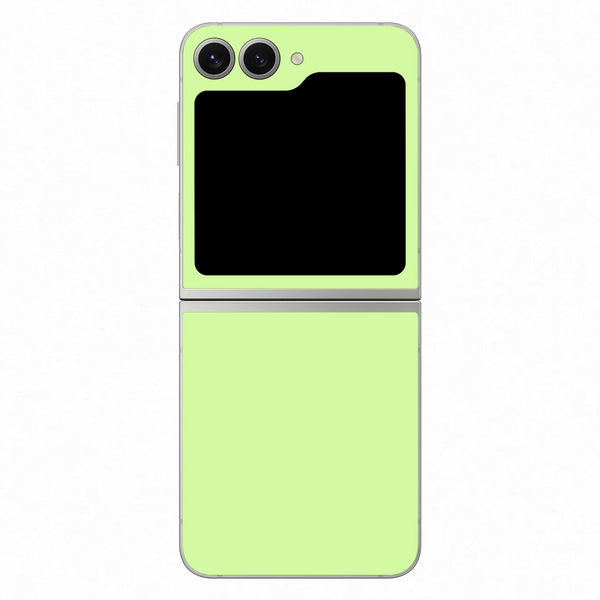 Galaxy Z Flip 6 Glow Series GreenGlow Skin