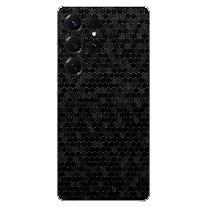 Galaxy S25 Ultra Honeycomb Series Black Skin