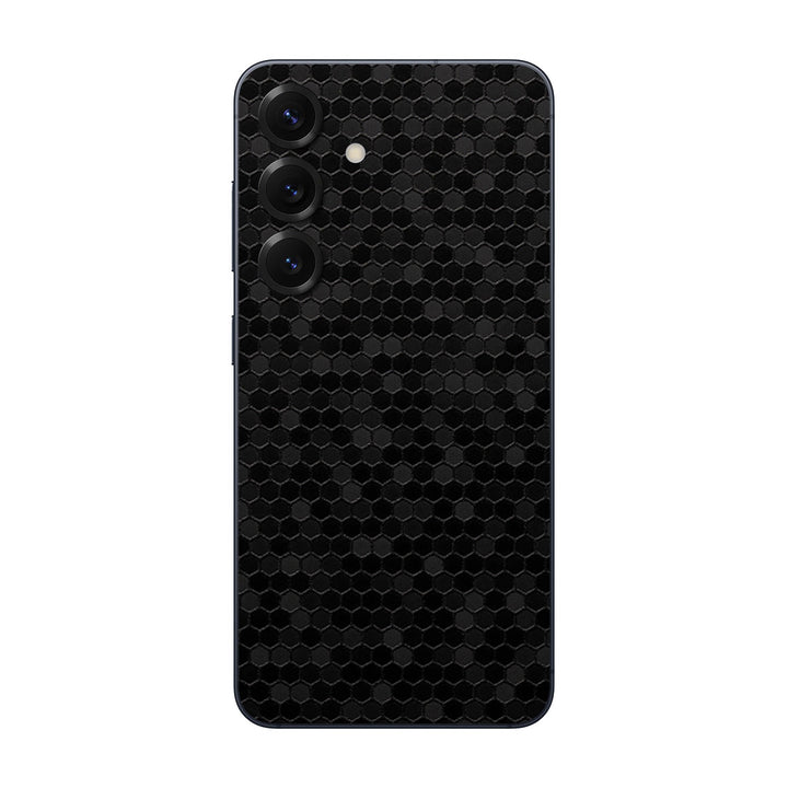 Galaxy S25 Honeycomb Series Black Skin