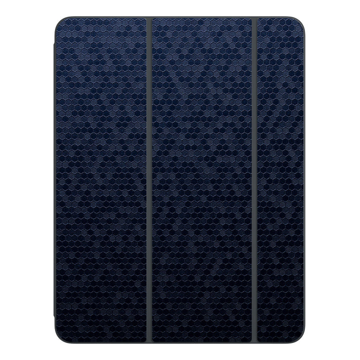 Smart Folio for iPad Pro 13-inch (M4) Honeycomb Series Blue Skin