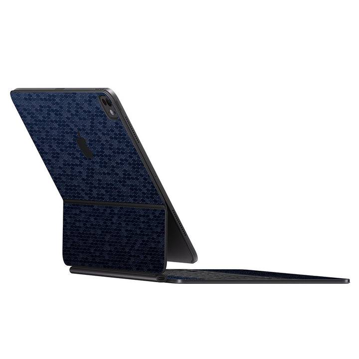 Magic Keyboard for iPad Pro 13" (M4) Honeycomb Series Blue Skin