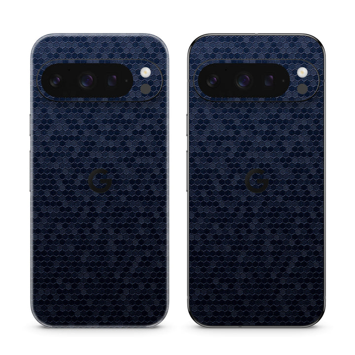 Pixel 9 Pro Honeycomb Series Blue Skin