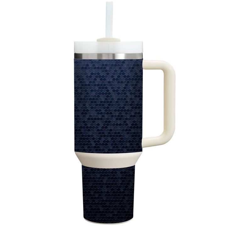 Stanley Personalized Tumbler Honeycomb Series Blue Skin