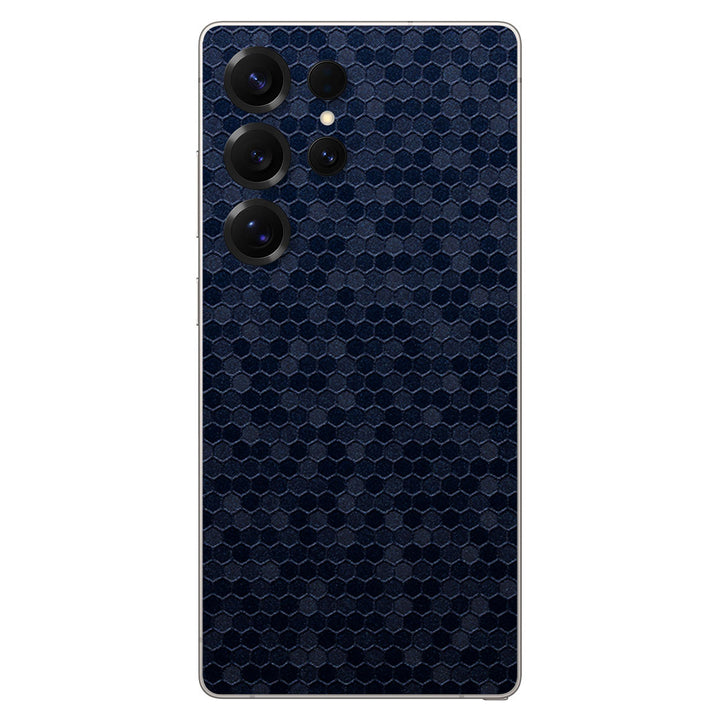 Galaxy S25 Ultra Honeycomb Series Blue Skin