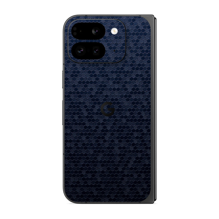 Pixel 9 Pro Fold Honeycomb Series Blue Skin