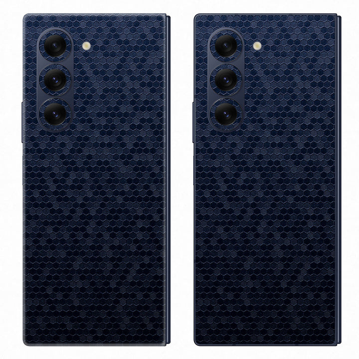 Galaxy Z Fold 6 Honeycomb Series Blue Skin