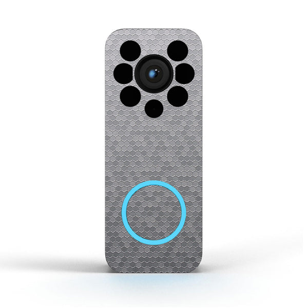 Wyze Video Doorbell v2 Honeycomb Series Silver Skin