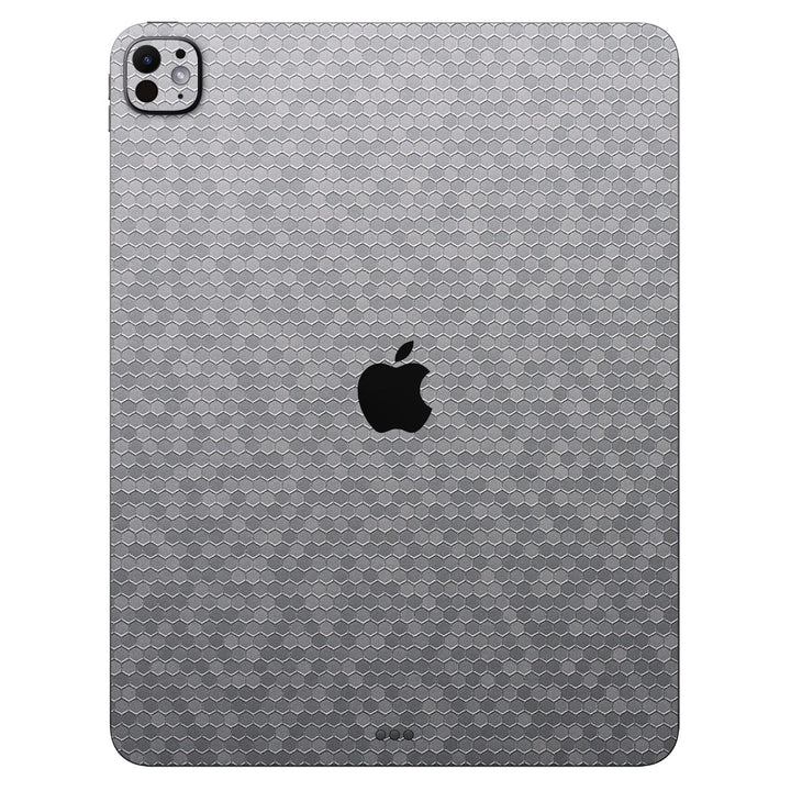 iPad Pro 13" M4 Honeycomb Series Silver Skin