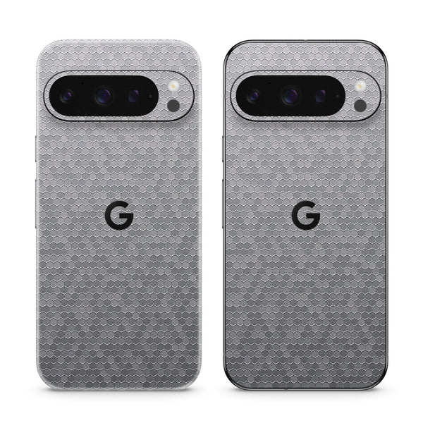 Pixel 9 Pro Honeycomb Series Silver Skin