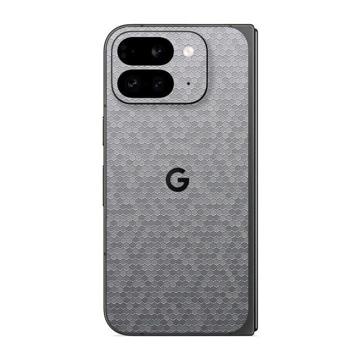 Pixel 9 Pro Fold Honeycomb Series Silver Skin