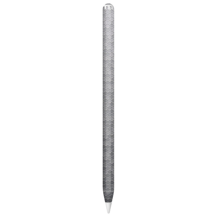 Apple Pencil Pro Honeycomb Series Silver Skin