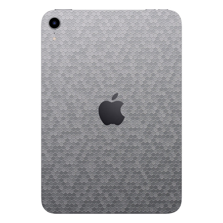 iPad Mini 7 (A17 Pro) Honeycomb Series Silver Skin