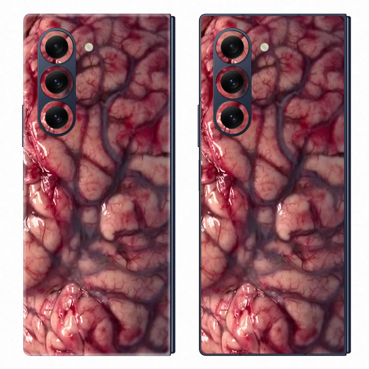 Galaxy Z Fold 6 Horror Series Brain Skin