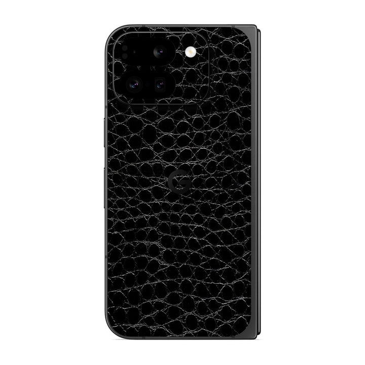 Pixel 9 Pro Fold Leather Series BlackAlligator Skin