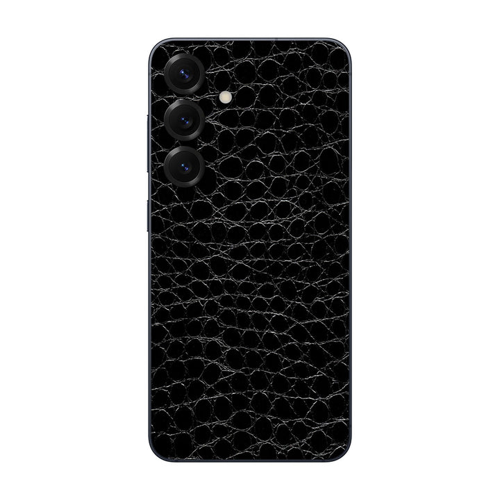 Galaxy S25 Leather Series BlackAlligator Skin