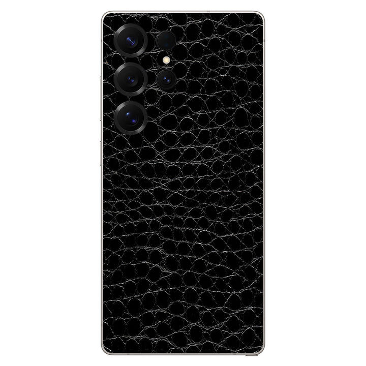 Galaxy S25 Ultra Leather Series BlackAlligator Skin