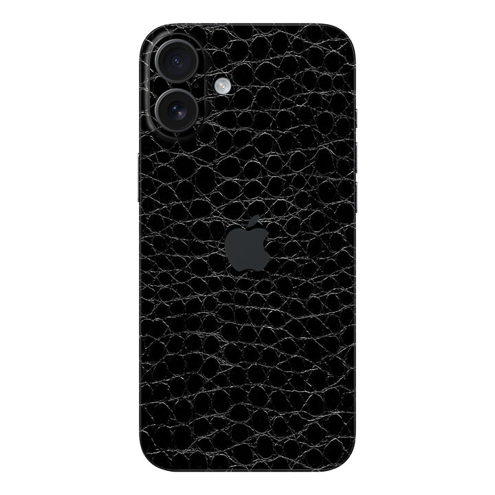 iPhone 16 Plus Leather Series BlackAlligator