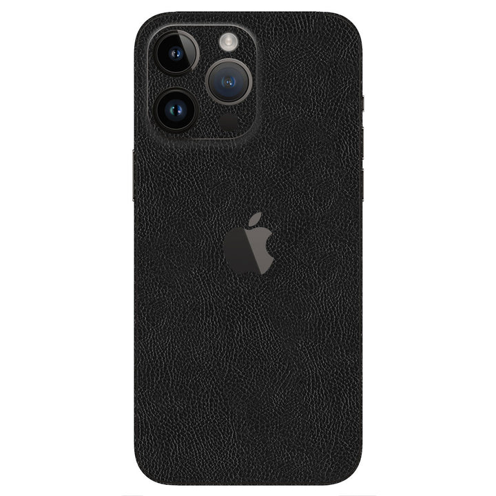 iPhone 16 Pro Leather Series Black