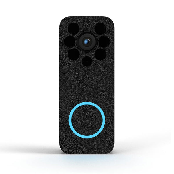 Wyze Video Doorbell v2 Leather Series Black Skin