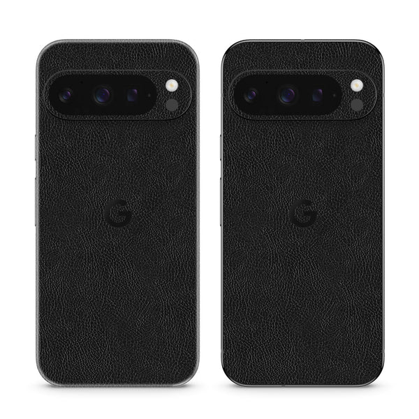 Pixel 9 Pro Leather Series Black Skin