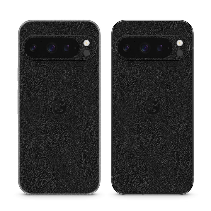 Pixel 9 Pro Leather Series Black Skin