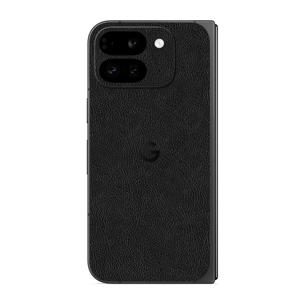 Pixel 9 Pro Fold Leather Series Black Skin