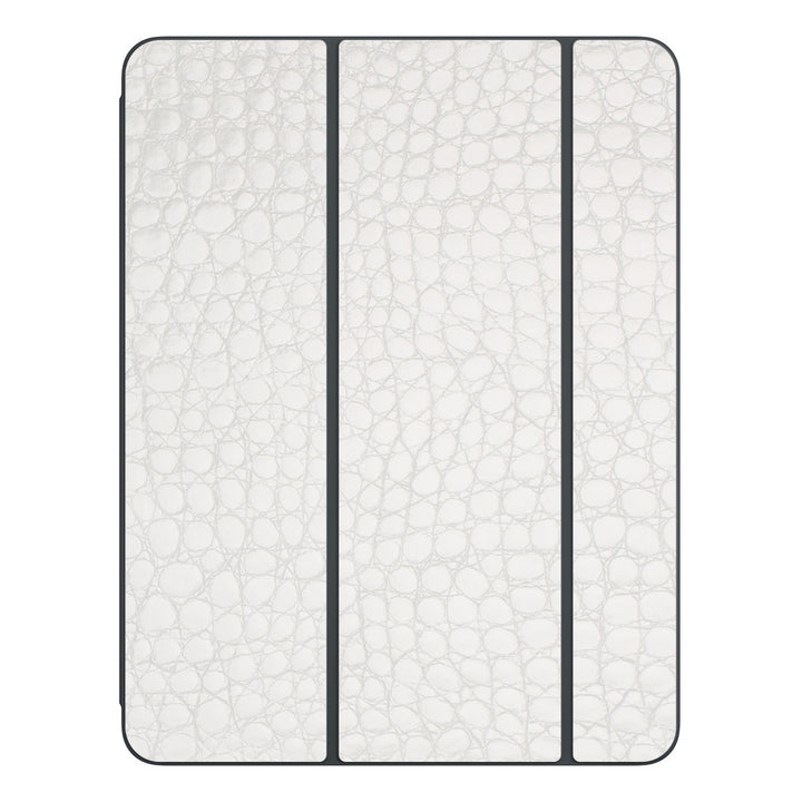 Smart Folio for iPad Pro 13-inch (M4) Leather Series WhiteAlligator Skin