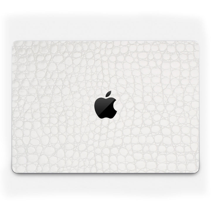 MacBook Pro 14" (2024, M4) Leather Series WhiteAlligator Skin