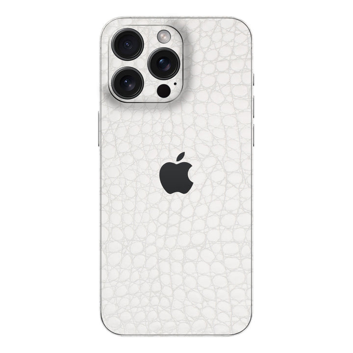 iPhone 16 Pro Max Leather Series WhiteAlligator