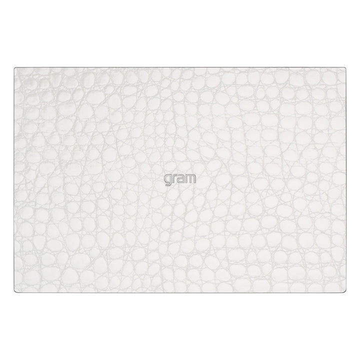 LG Gram 15.6-inch Leather Series WhiteAlligator Skin