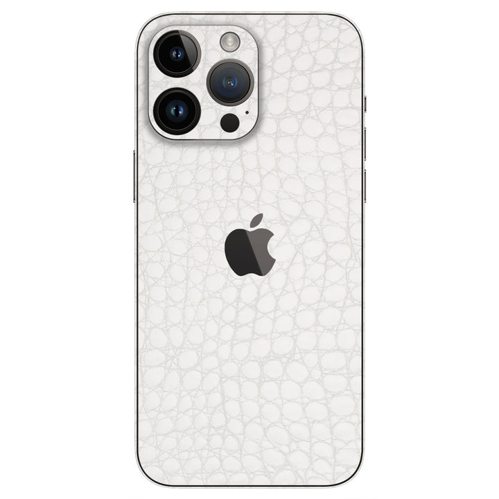 iPhone 16 Pro Leather Series WhiteAlligator