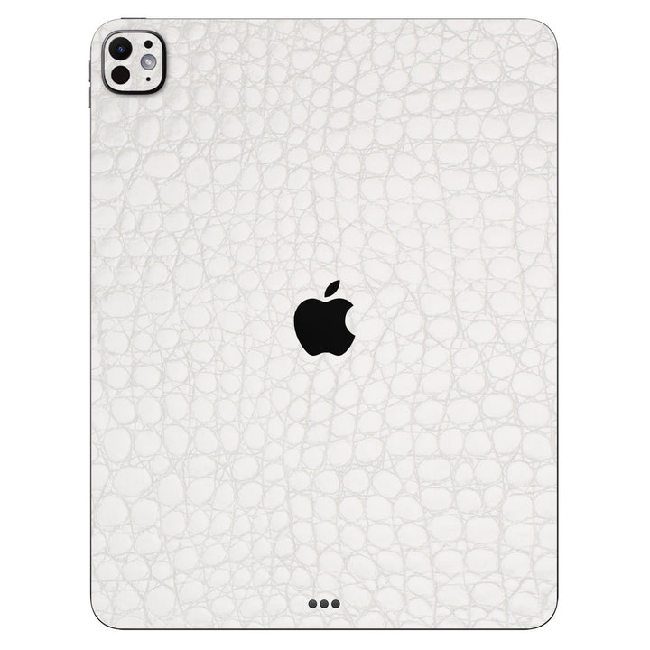 iPad Pro 13" M4 Leather Series WhiteAlligator Skin