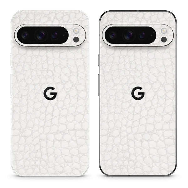 Pixel 9 Pro XL Leather Series WhiteAlligator Skin