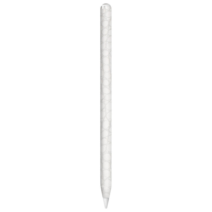 Apple Pencil Pro Leather Series WhiteAlligator Skin